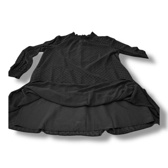 J.Crew Factory Smocked Drop-Waist Mini Dress Swiss Dot BC708 Women’s Size M - Picture 11 of 13